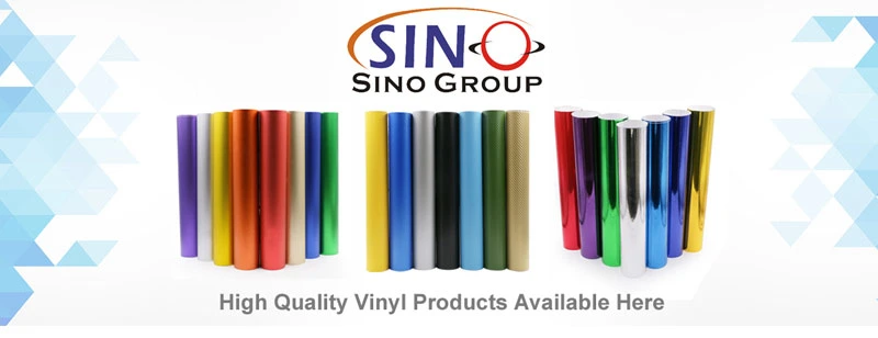 SINOVINYL PVC Self Adhesive Printing Vinyl Sticker Film For Exhibition Promotion Graphics